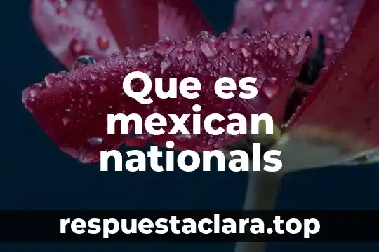 Qué es el significado de antrax 8 Que es mexican nationals