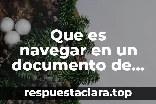Que es un documento que acredite la representación jurídica 4 Que es navegar en un documento de word