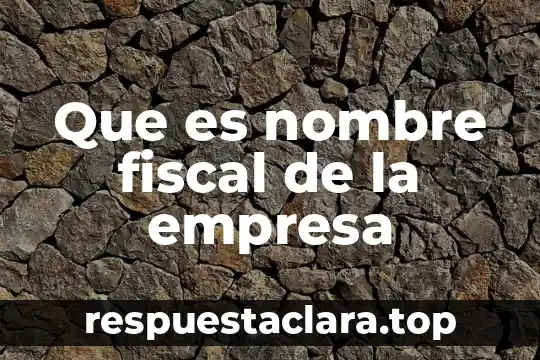 Que es la productividad competividad rentabilidad de la empresa 5 Que es nombre fiscal de la empresa