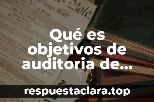 Que es coso en auditoria informatica ppt 8 Qué es objetivos de auditoria de sistema