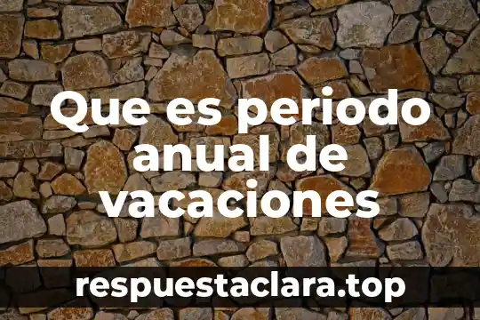 Que es el periodo en una señal cuadrada 6 Que es periodo anual de vacaciones