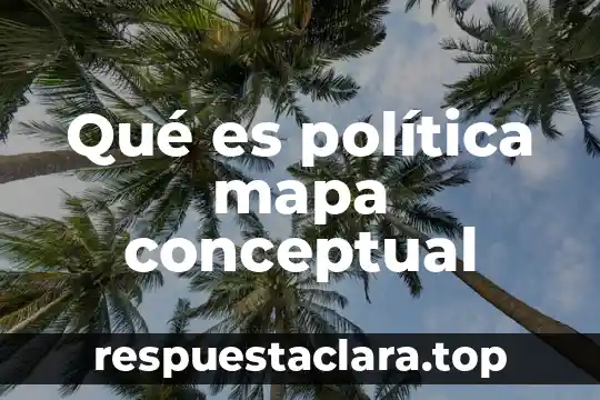 Que es un mapa conceptual so bre ser saludable 7 Qué es política mapa conceptual