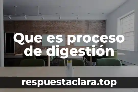 Que es el proceso de hermatosis 6 Que es proceso de digestión