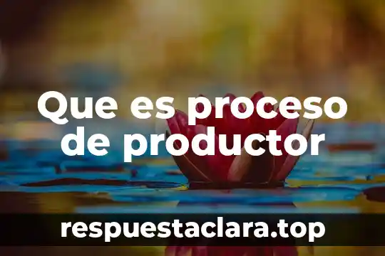 Que es ser obligacionista 6 Que es proceso de productor