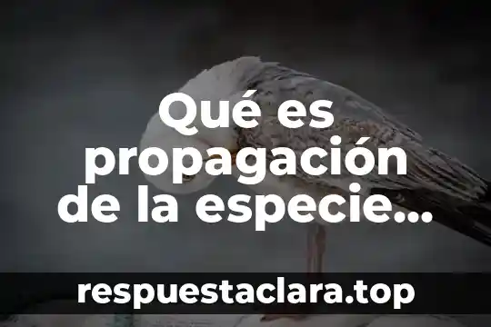 Que es endocaritis humana 7 Qué es propagación de la especie humana