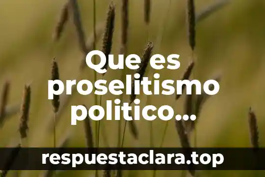 Que es el cartron politico 5 Que es proselitismo politico ecuador