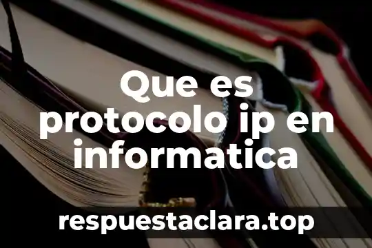 Que es ip y quien asigna los numeros 4 Que es protocolo ip en informatica