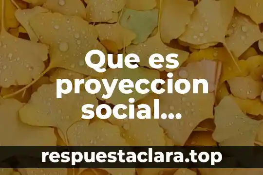 Que es proyeccion conica yahoo 4 Que es proyeccion social educativa