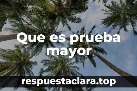 Que es la prueba de identidad para una planta 8 Que es prueba mayor