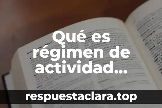 Qué es la ingeniería gestión empresarial 5 Qué es régimen de actividad empresarial y profesional