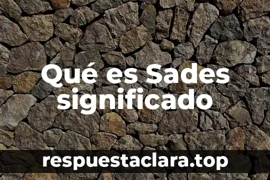 Que es pertinaz significado 6 Qué es Sades significado