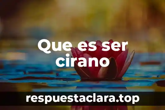 Que es el ser y el logos 3 Que es ser cirano