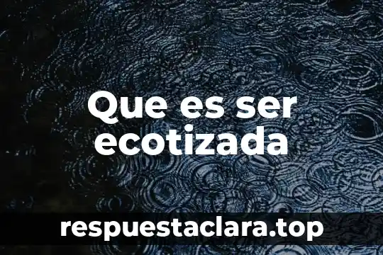 Que es el ser y el logos 6 Que es ser ecotizada