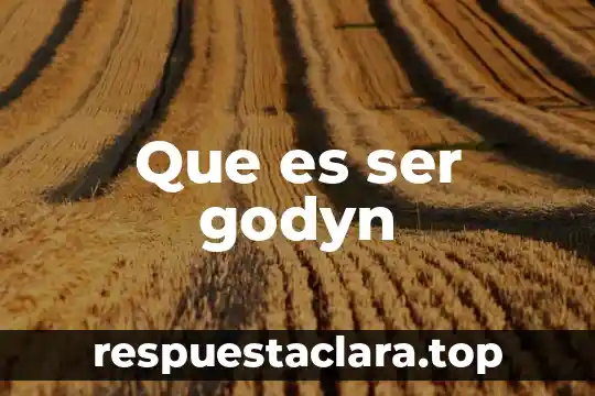 Que es ser godyn