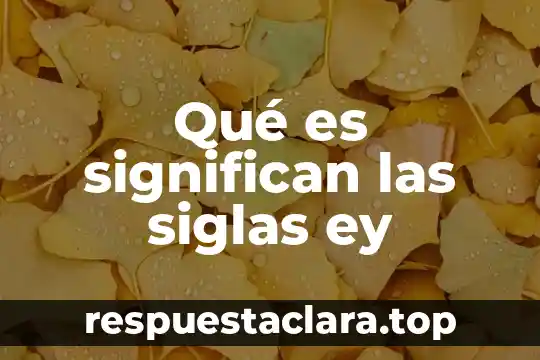 Qué es el dilema de los comunes 7 Qué es significan las siglas ey