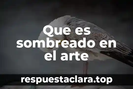Qué es arte y tipos 8 Que es sombreado en el arte