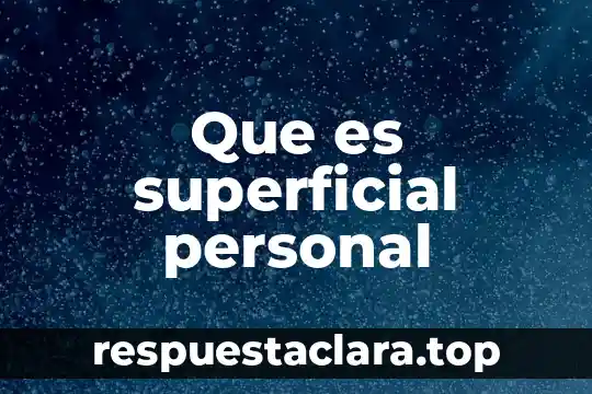 Que es el personal uniformado en un hotel 3 Que es superficial personal