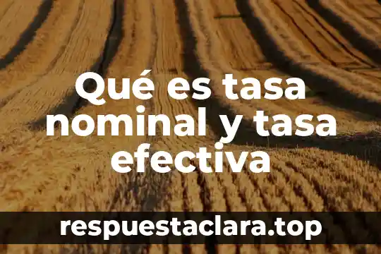 Que es comunicacion efectiva en enfermeria 4 Qué es tasa nominal y tasa efectiva