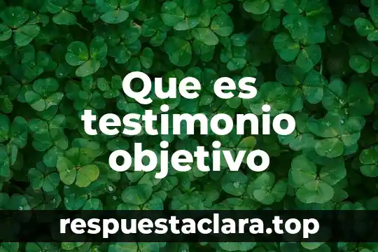 Que es un logotipo y cual es su objetivo 8 Que es testimonio objetivo