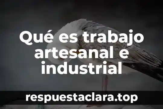 Qué es un cuadrado greco-latino 6 Qué es trabajo artesanal e industrial