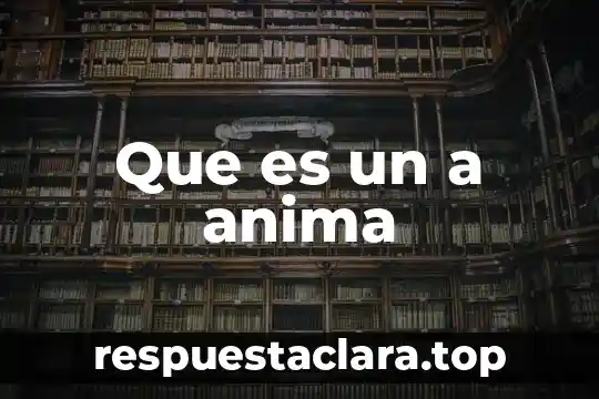 Que es papel torna sol 7 Que es un a anima