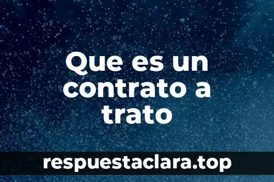 Qué es el significado de antrax 5 Que es un contrato a trato