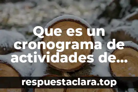 Qué es srcn significado 6 Que es un cronograma de actividades de investigacion