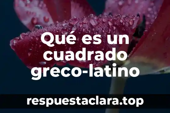 Que es la actividad o susceptibilidad a la caries 6 Qué es un cuadrado greco-latino