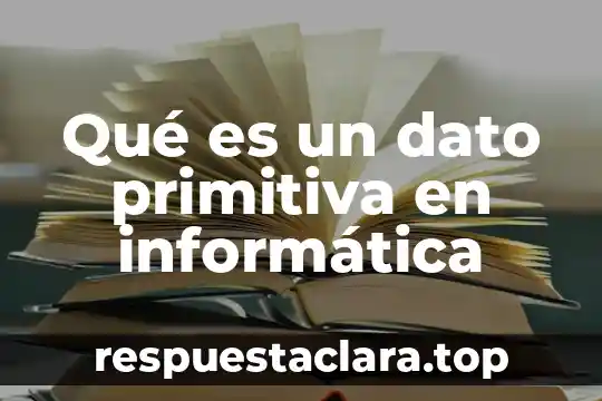 Que es una sociedad comanditaria por acciones simplificadas 6 Qué es un dato primitiva en informática