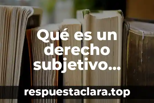 Que es la firma en derecho amparo 5 Qué es un derecho subjetivo México