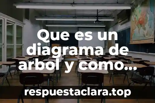 Que es un diagrama de arbol y como se desarrolla