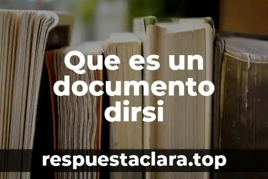 Que es un documento que acredite la representación jurídica 6 Que es un documento dirsi