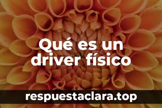 Qué es la firma digital de un driver 6 Qué es un driver físico