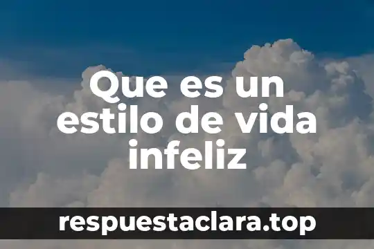 Que es la estrella de la vida y que significa 7 Que es un estilo de vida infeliz