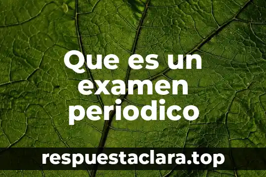 Qué es un número decimal periódico puro y mixto 4 Que es un examen periodico