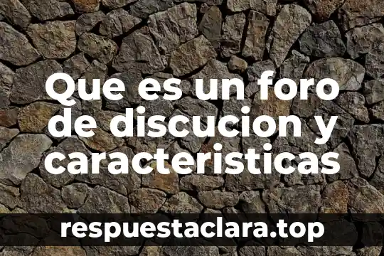 Que es foro nuevo sol del df 6 Que es un foro de discucion y caracteristicas
