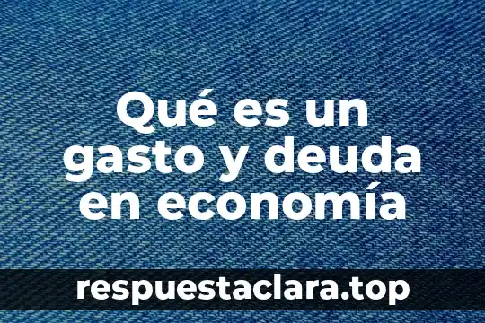 Que es una grafica de deuda externa 8 Qué es un gasto y deuda en economía
