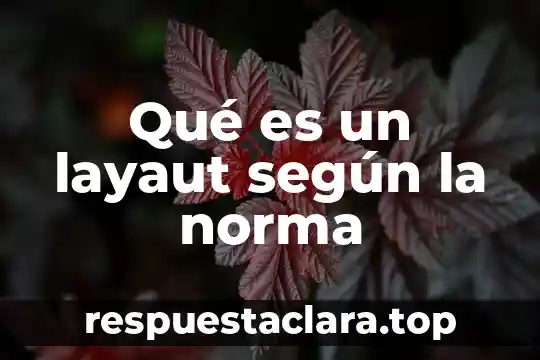 Que es la homeostasis que significa según sus raíces griegas 3 Qué es un layaut según la norma