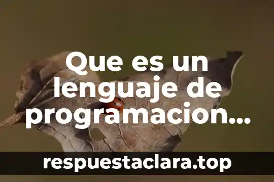 Qué es una leyenda y cuantos tipos hay 3 Que es un lenguaje de programacion y cuantos existen