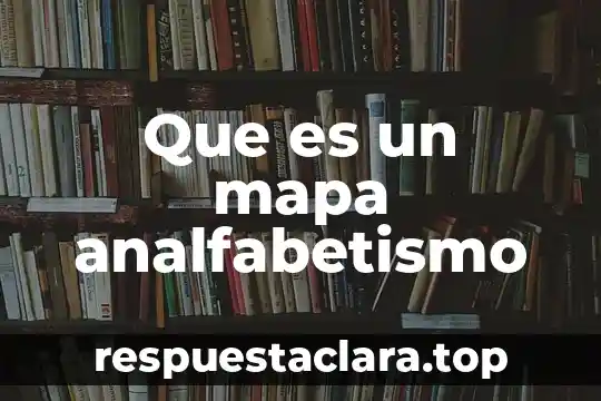 Que es un mapa analfabetismo