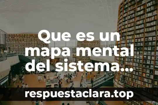 Que es un mapa mental del sistema muscular