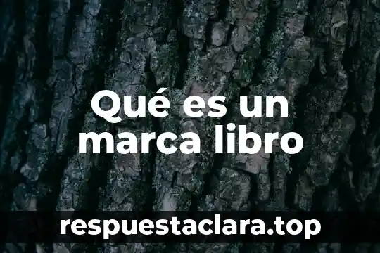Que es el argumento del un libro 4 Qué es un marca libro