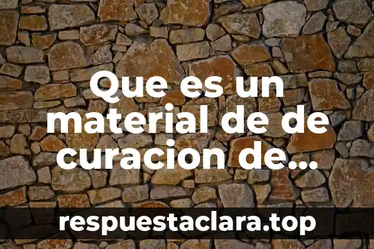 Invernaderos de alta tecnología que es 7 Que es un material de de curacion de alta especialidad
