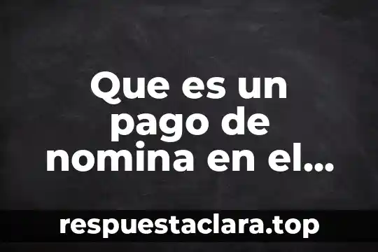 Que es el pago de indebido 3 Que es un pago de nomina en el banamex
