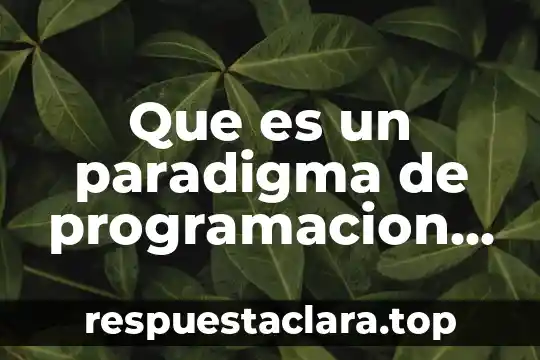 Que es polemico yahoo 3 Que es un paradigma de programacion yahoo