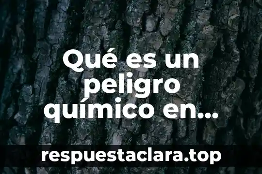 Qué es la valencia de un compuesto químico 3 Qué es un peligro químico en RASFF de pistachos