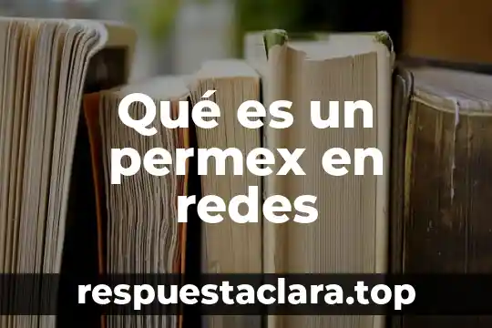 Que es cooperación latino americana de redes avanzadas 5 Qué es un permex en redes