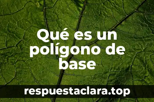 Que es el moco blanco que sale al orinar 7 Qué es un polígono de base