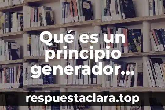 Qué es un principio generador eléctrico