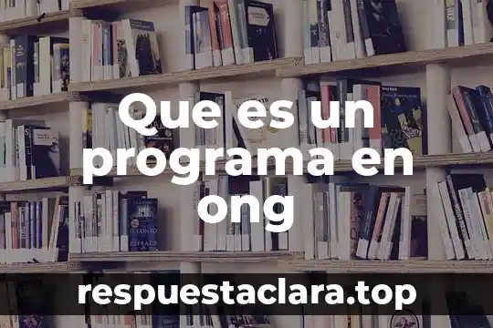 Qué es cartografía significado 4 Que es un programa en ong